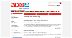 Desktop Screenshot of elektrotechniker.at