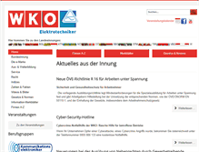 Tablet Screenshot of elektrotechniker.at